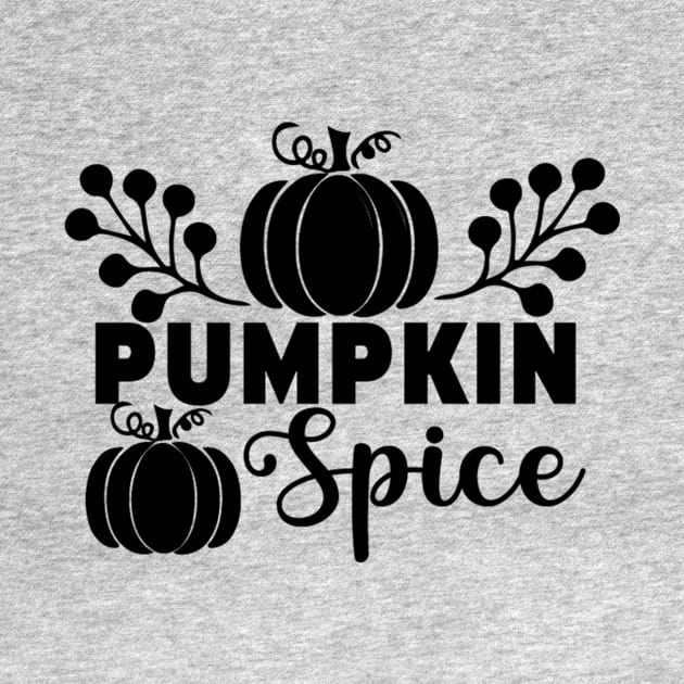 Pumpkin Spice Simple Lettering by FashionDesignz